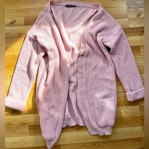 Pink Knit Cardigan